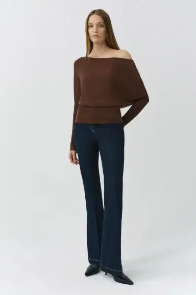 Simkhai Lavina Off Shoulder Knit Sweater | Thumbnail 2