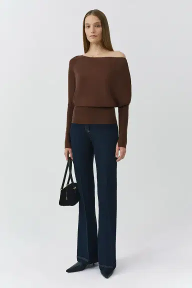 Simkhai Lavina Off Shoulder Knit Sweater | Thumbnail 3