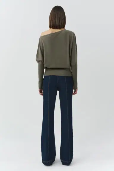 Simkhai Lavina Off Shoulder Knit Sweater | Thumbnail 5 Simkhai Lavina Off Shoulder Knit Sweater | Thumbnail 5
