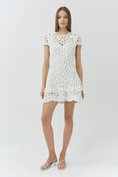 Simkhai Lina Lace Mini Dress | Thumbnail 2