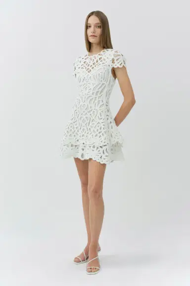 Simkhai Lina Lace Mini Dress | Thumbnail 4