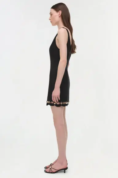 Simkhai Lindley Studded Linen Midi Dress | Thumbnail 4 Simkhai Lindley Studded Linen Midi Dress | Thumbnail 4