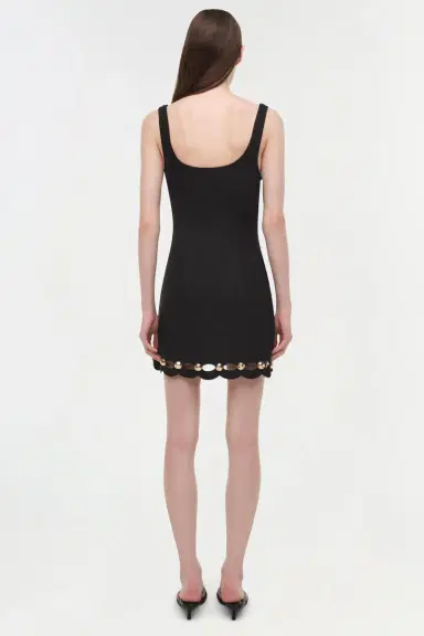 Simkhai Lindley Studded Linen Midi Dress | Thumbnail 5 Simkhai Lindley Studded Linen Midi Dress | Thumbnail 5
