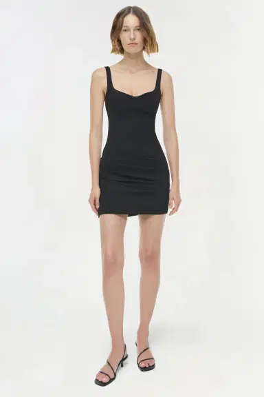 Simkhai Lindy Sculpted Scuba Mini Dress | Thumbnail 2