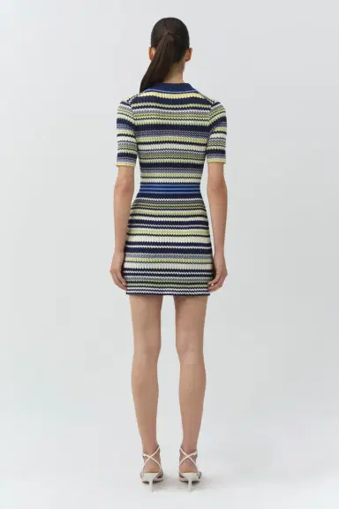Simkhai Lira Knit Polo Mini Dress | Thumbnail 4