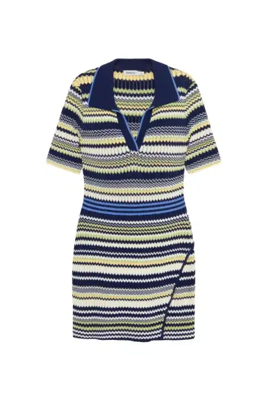 Simkhai Lira Knit Polo Mini Dress | Thumbnail 1
