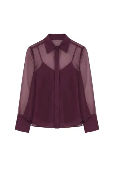 Simkhai Loen Organza Shirt | Thumbnail 1 Simkhai Loen Organza Shirt | Thumbnail 1