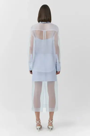 Simkhai Loen Organza Shirt | Thumbnail 6 Simkhai Loen Organza Shirt | Thumbnail 6