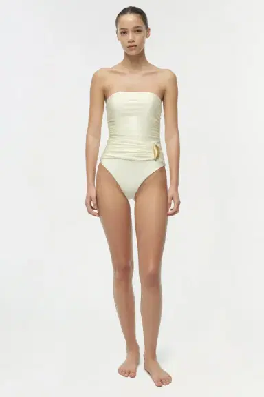 Simkhai Lorena Shell Strapless One Piece | Thumbnail 2