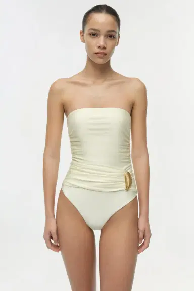 Simkhai Lorena Shell Strapless One Piece | Thumbnail 3