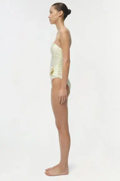 Simkhai Lorena Shell Strapless One Piece | Thumbnail 4