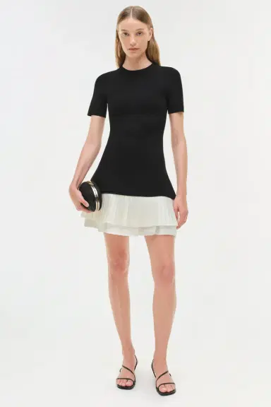 Simkhai Lorin Taffeta Knit Midi Dress | Thumbnail 2