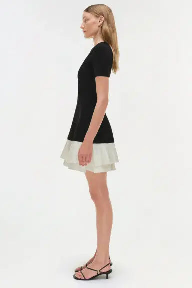 Simkhai Lorin Taffeta Knit Midi Dress | Thumbnail 4