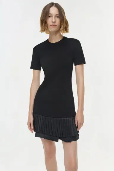 Simkhai Lorin Taffeta Knit Midi Dress | Thumbnail 3