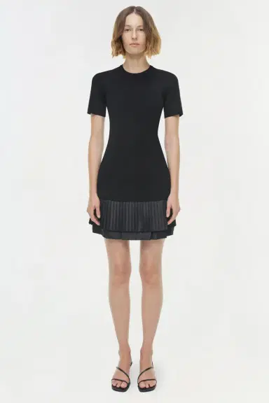 Simkhai Lorin Taffeta Knit Midi Dress | Thumbnail 6