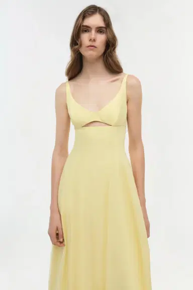 Simkhai Maddy Cotton Midi Dress | Thumbnail 3