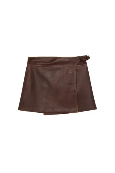 Simkhai Madeline Leather Mini Skirt | Thumbnail 1