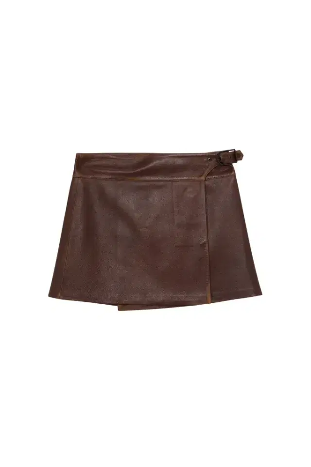 Simkhai Madeline Leather Mini Skirt