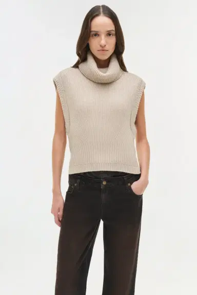 Simkhai Maple Wool Cashmere Top | Thumbnail 3