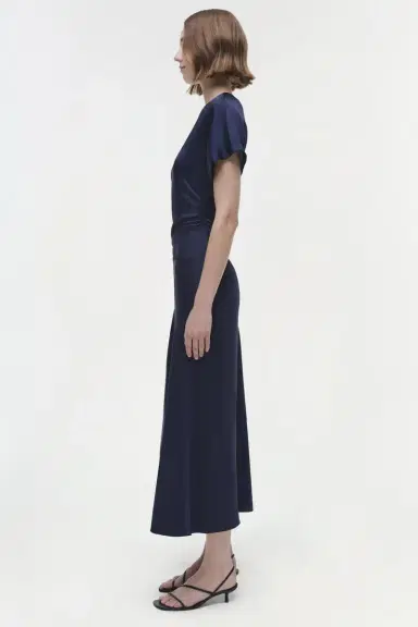 Simkhai Marabella Satin Midi Dress | Thumbnail 4 Simkhai Marabella Satin Midi Dress | Thumbnail 4