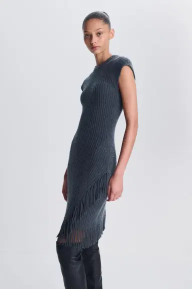 Simkhai Margot Knit Fringe Mini Dress | Thumbnail 3 Simkhai Margot Knit Fringe Mini Dress | Thumbnail 3