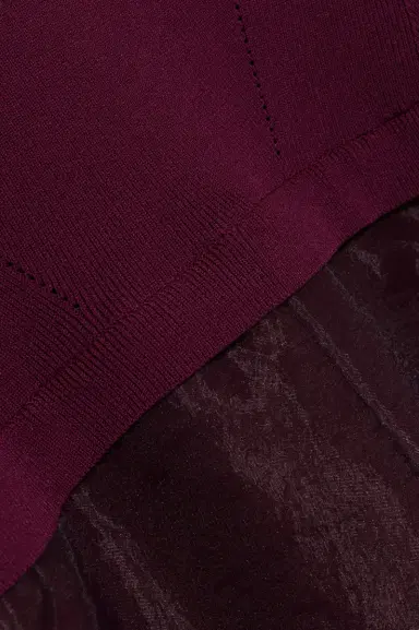Simkhai Maril Knit Organza Midi Dress | Thumbnail 8 Simkhai Maril Knit Organza Midi Dress | Thumbnail 8