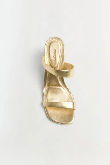 Simkhai Marion Metallic Leather Shell Heel | Thumbnail 2 Simkhai Marion Metallic Leather Shell Heel | Thumbnail 2