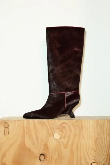 Simkhai Mel Calf Hair Knee High Boot | Thumbnail 3 Simkhai Mel Calf Hair Knee High Boot | Thumbnail 3