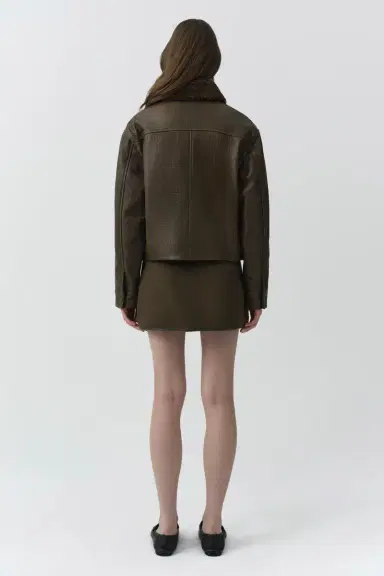 Simkhai Mel Leather Jacket | Thumbnail 5 Simkhai Mel Leather Jacket | Thumbnail 5