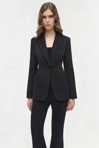 Simkhai Meyers Twill Blazer | Thumbnail 3 Simkhai Meyers Twill Blazer | Thumbnail 3