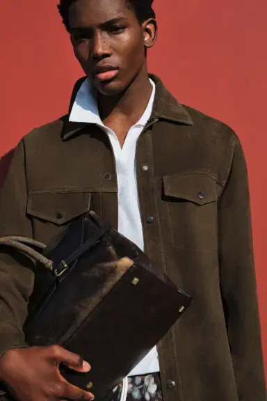 Simkhai Michael Suede Utility Jacket | Thumbnail 2 Simkhai Michael Suede Utility Jacket | Thumbnail 2