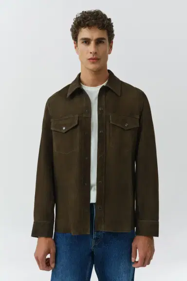 Simkhai Michael Suede Utility Jacket | Thumbnail 4 Simkhai Michael Suede Utility Jacket | Thumbnail 4