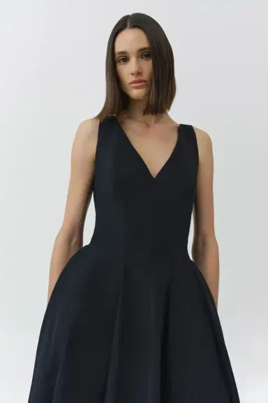Simkhai Mira Cotton Faille Lace Midi Dress | Thumbnail 4