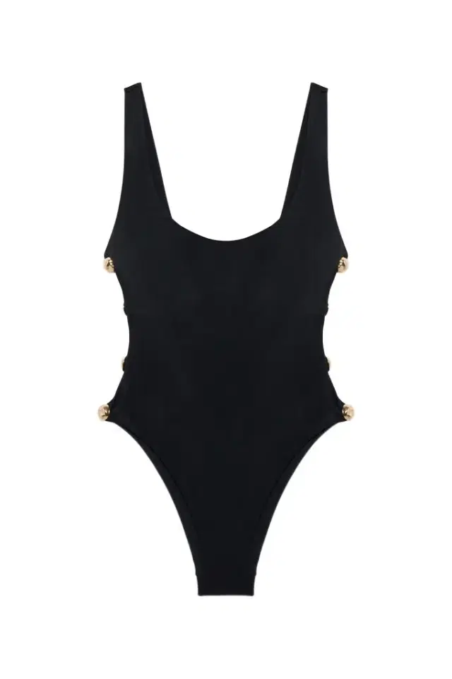 Mona Studded Scoop Neck One Piece
