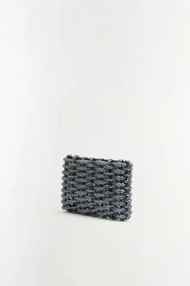 Simkhai Morgan Woven Rhinestone Clutch | Thumbnail 2