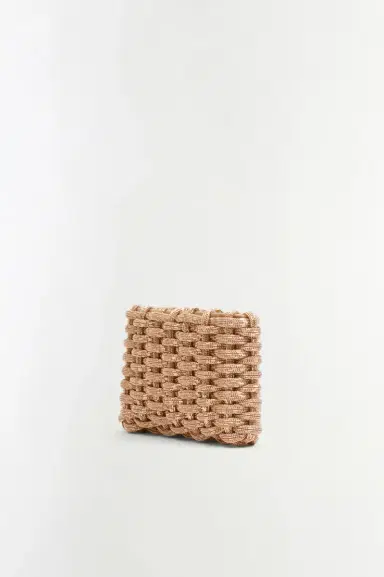 Simkhai Morgan Woven Rhinestone Clutch | Thumbnail 2 Simkhai Morgan Woven Rhinestone Clutch | Thumbnail 2