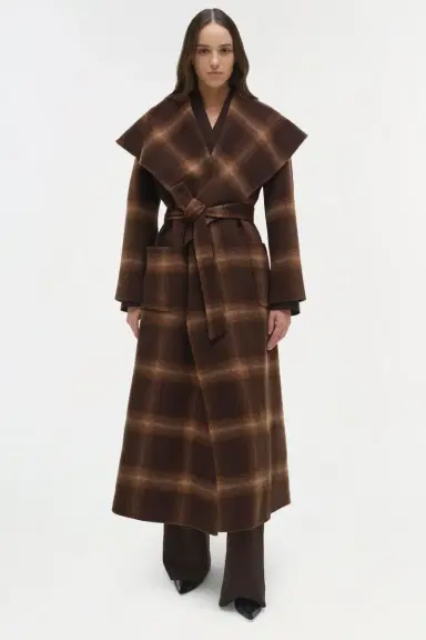 Simkhai Mulhollond Wool Robe Coat | Thumbnail 3