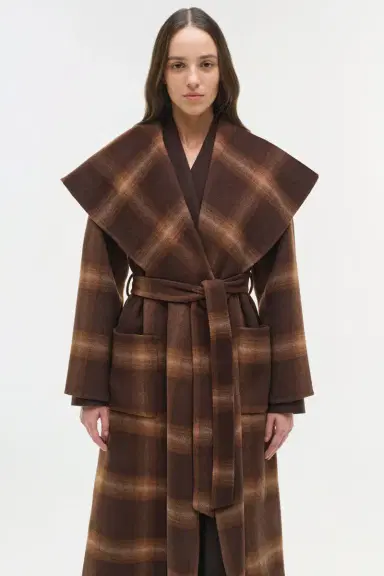 Simkhai Mulhollond Wool Robe Coat | Thumbnail 4