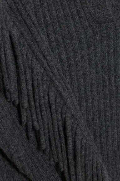 Simkhai Natalia Collared Fringe Sweater | Thumbnail 6 Simkhai Natalia Collared Fringe Sweater | Thumbnail 6