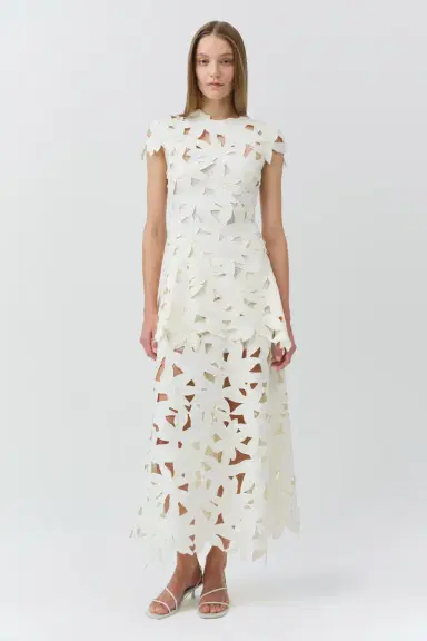 Simkhai Neve Embroidered Cotton Midi Dress | Thumbnail 2