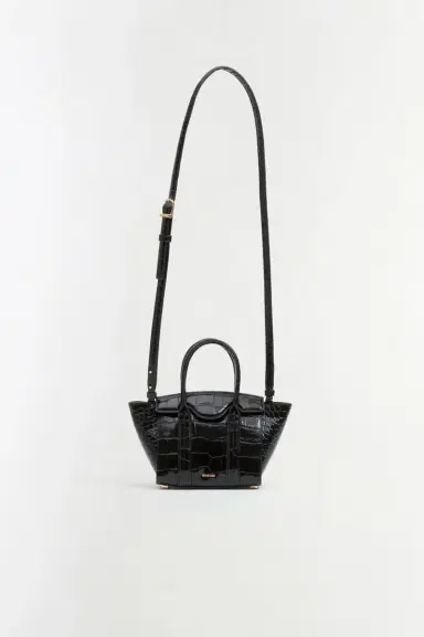Simkhai Nicola Croc-Embossed Leather Mini Tote | Thumbnail 5