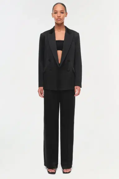 Simkhai Norah Satin Blazer | Thumbnail 9