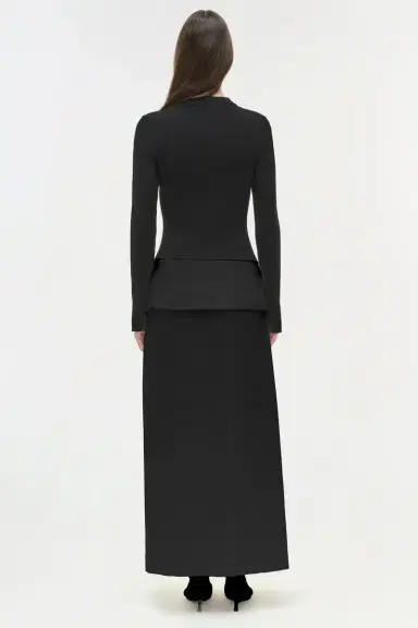 Simkhai Ornella Knit Satin Midi Dress | Thumbnail 5 Simkhai Ornella Knit Satin Midi Dress | Thumbnail 5