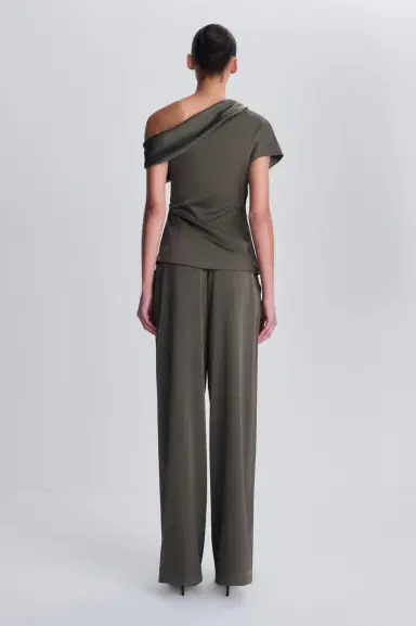 Simkhai Phoebe Draped Satin Top | Thumbnail 5 Simkhai Phoebe Draped Satin Top | Thumbnail 5