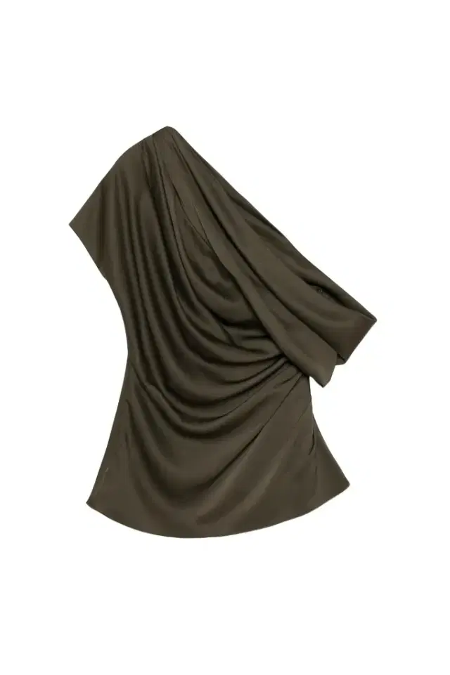 Simkhai Phoebe Draped Satin Top