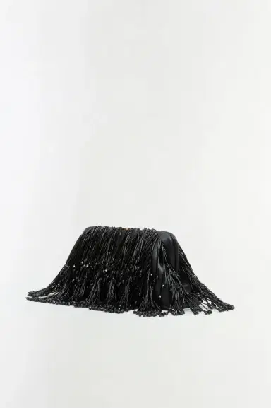 Simkhai Pia Beaded Fringe Clutch | Thumbnail 3