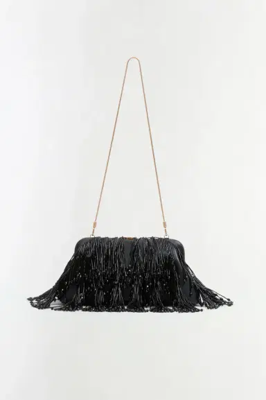 Simkhai Pia Beaded Fringe Clutch | Thumbnail 6
