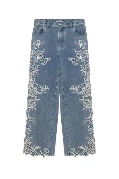 Simkhai Porter Embroidered Jean | Thumbnail 1