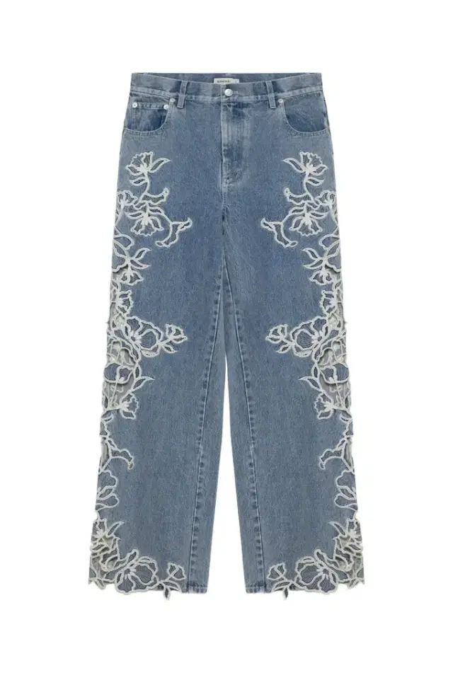 Simkhai Porter Embroidered Jean