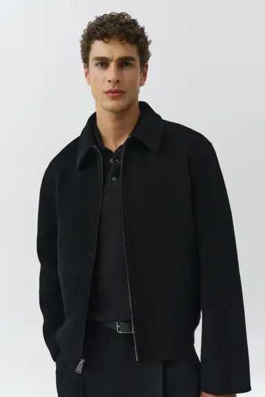 Simkhai Quinn Zip Front Wool Jacket | Thumbnail 3 Simkhai Quinn Zip Front Wool Jacket | Thumbnail 3